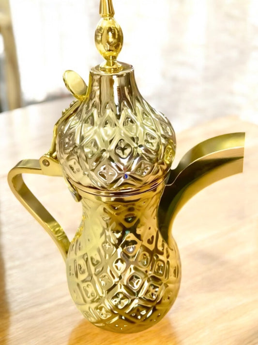 دلة قهوة خليجي ذهبي